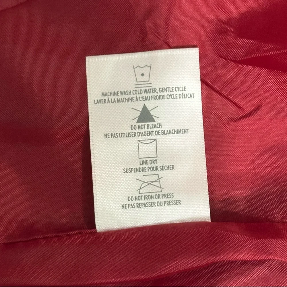 Denver Hanes Cozy Classics Ruban Red Women’s Jacket Size L - Picture 12 of 13
